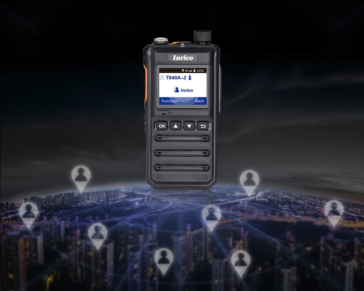 Inrico 4G Lte Poc Radio T640A Support WiFi and Blue-Tooth