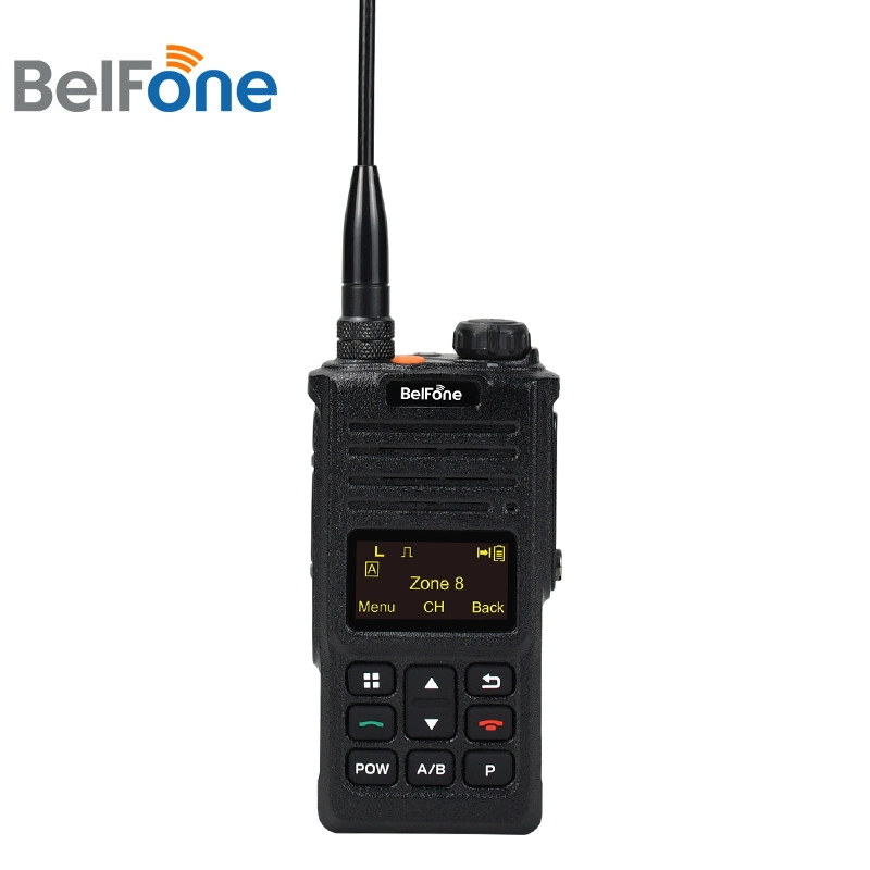 Belfone Bf-Td910UV IP68 Protection 2 Way Radio for Personal Safety and Critical Communication Dual Band Dmr Walkie Talkie