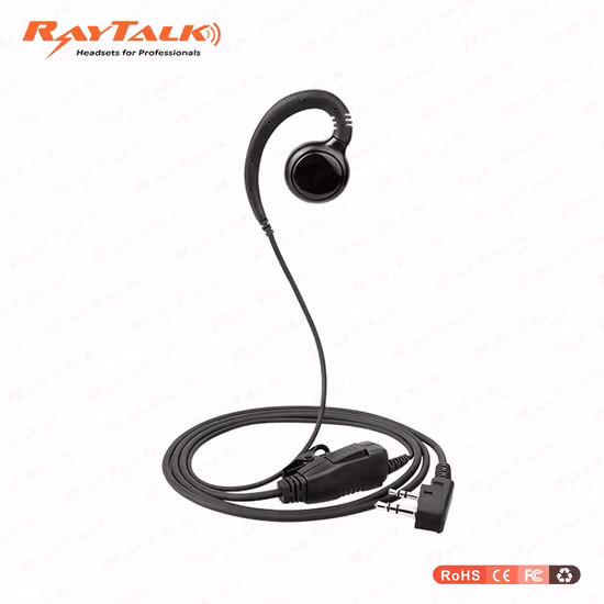 C Shape Ear Hook Earphone for Motorola Walkie Talkie